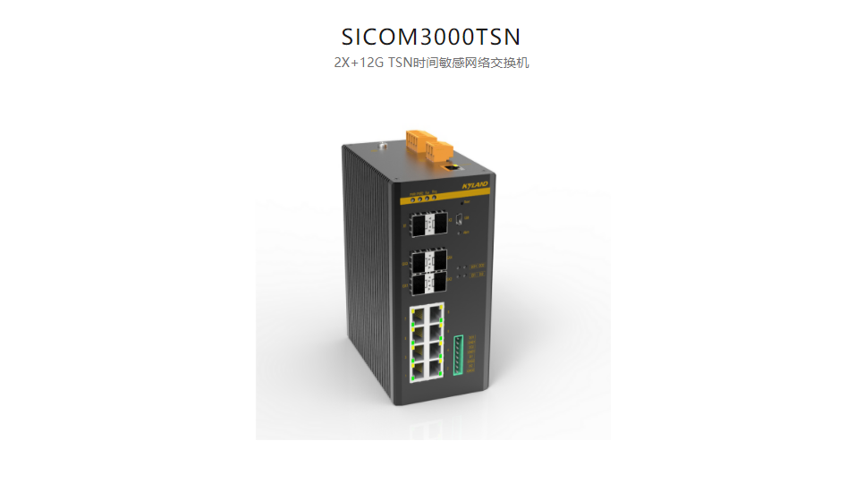 TSN時間敏感網絡產品SICOM3000TSN 2X+12G TSN時間敏感網絡交換機